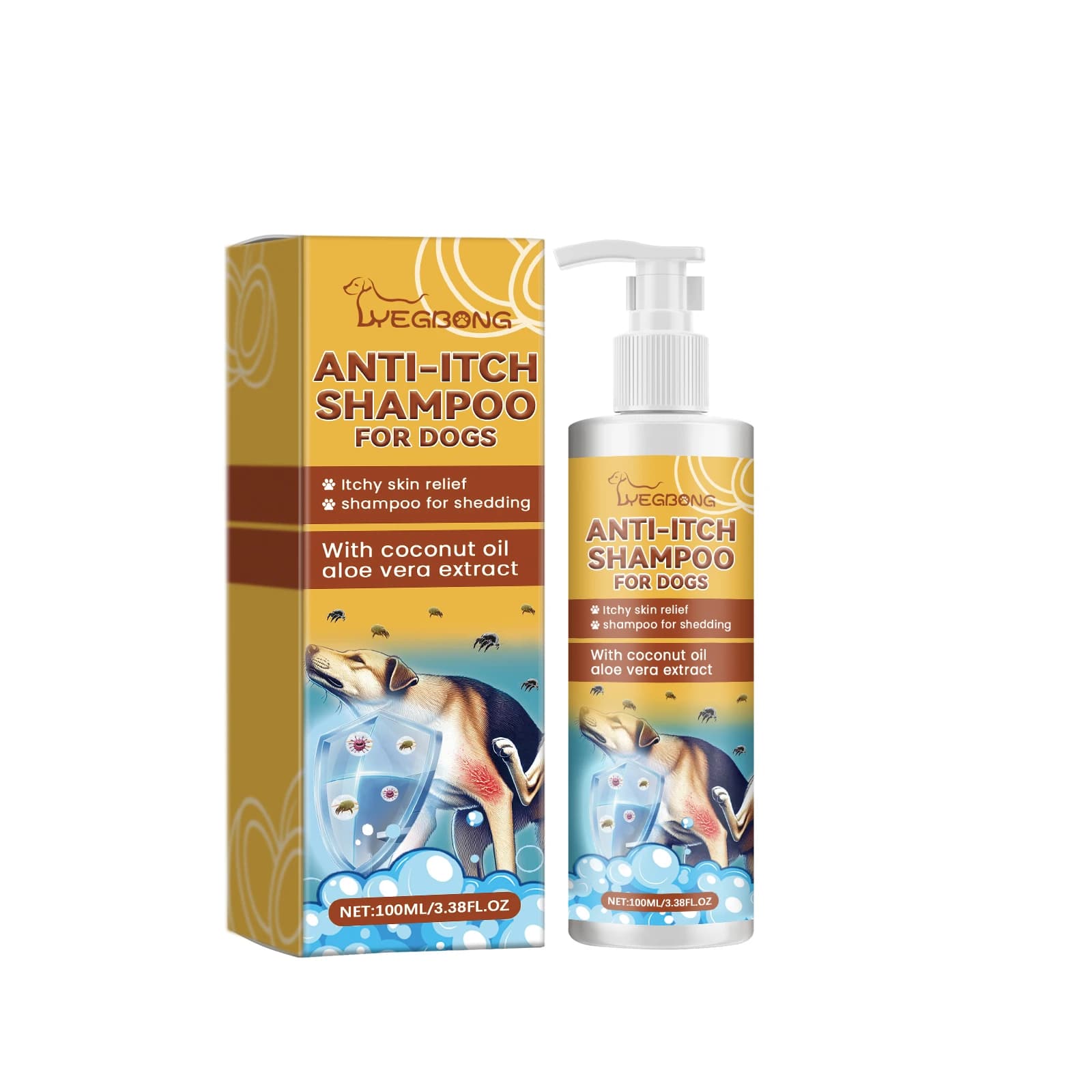 Anti Itch Dog Shampoo with Coconut Oil