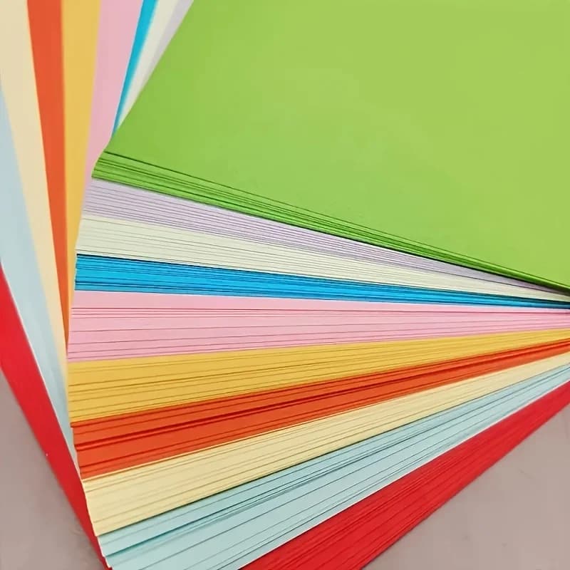 Thick Cardstock Square Sheets 10cm Origami Craft Paper