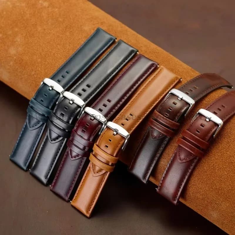 Leather Watch Strap with Quick Release