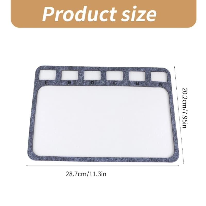 Beading Mat Set with Alphabetical Scale