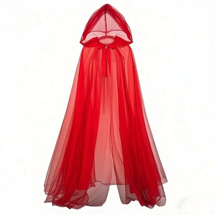 Halloween Ghost Costume Hooded Cloak Long Dress