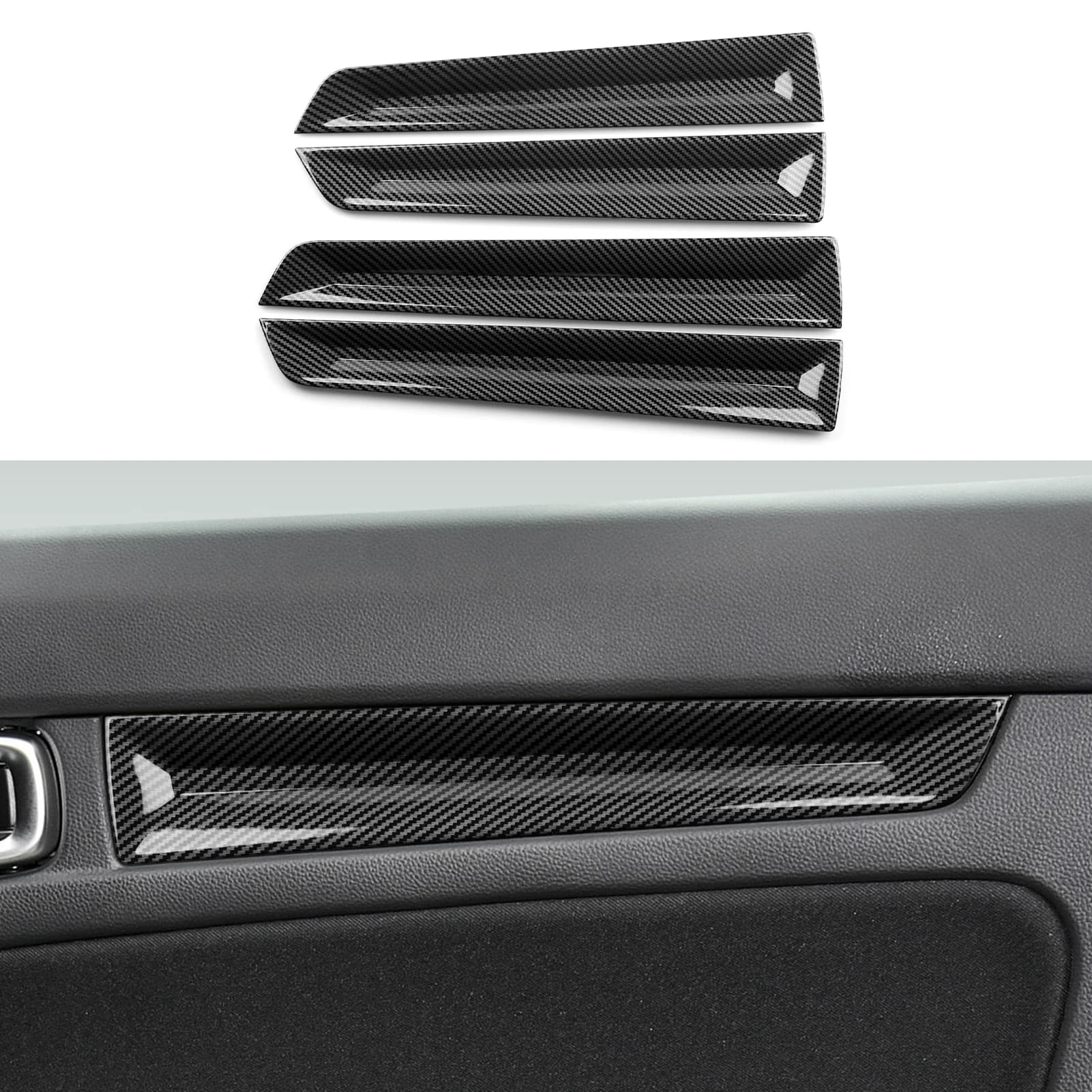Honda Civic 11th Gen Carbon Fiber Door Trim