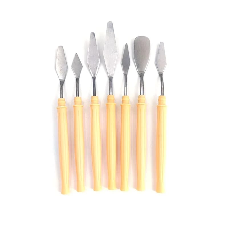 Oil Painting Knife Set, 7-Piece Stainless Steel