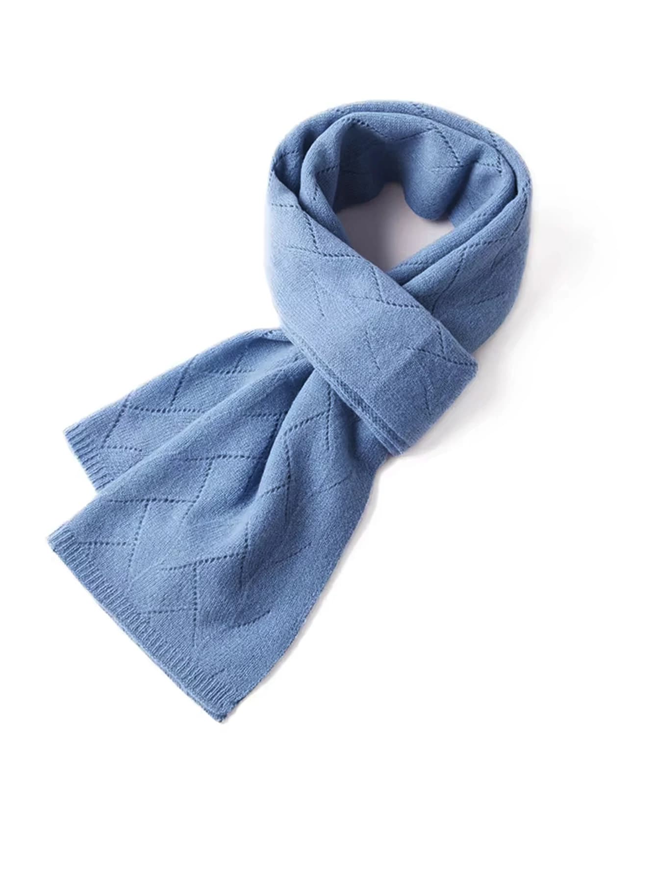 Women's Wool Knit Hollow Out Winter Shawl