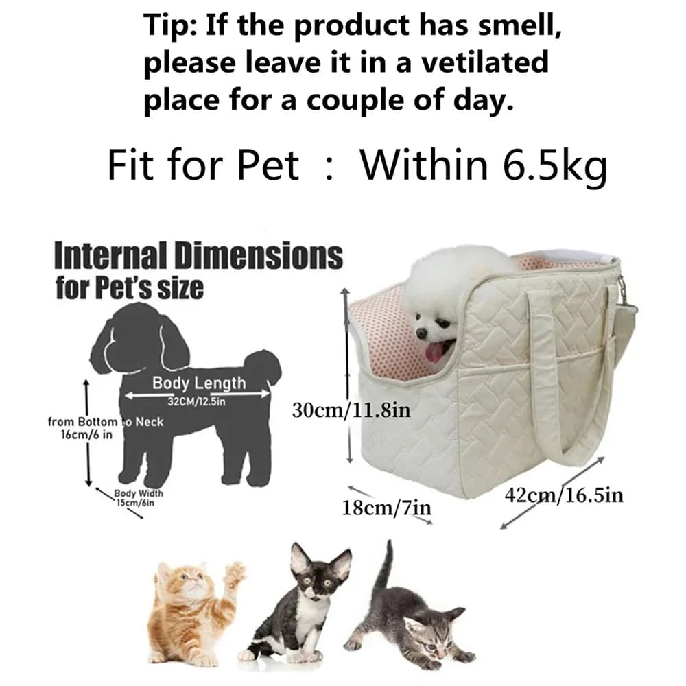 Pet Carrier Bag for Small Dogs Cats