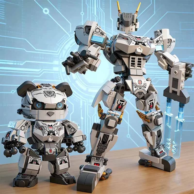 Deformable Robot Building Blocks Set