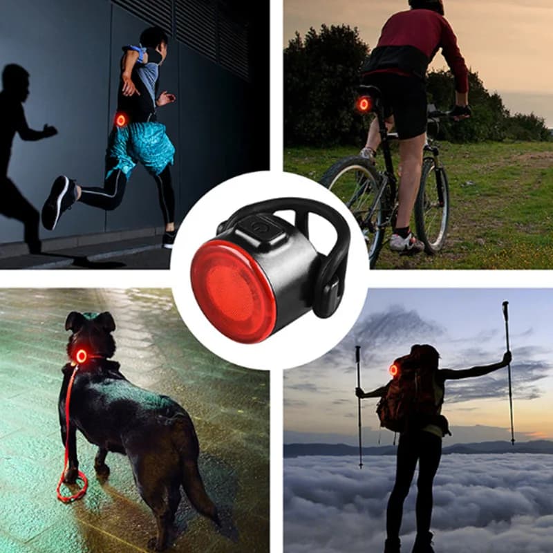 Bike Front and Rear Light Set USB Rechargeable