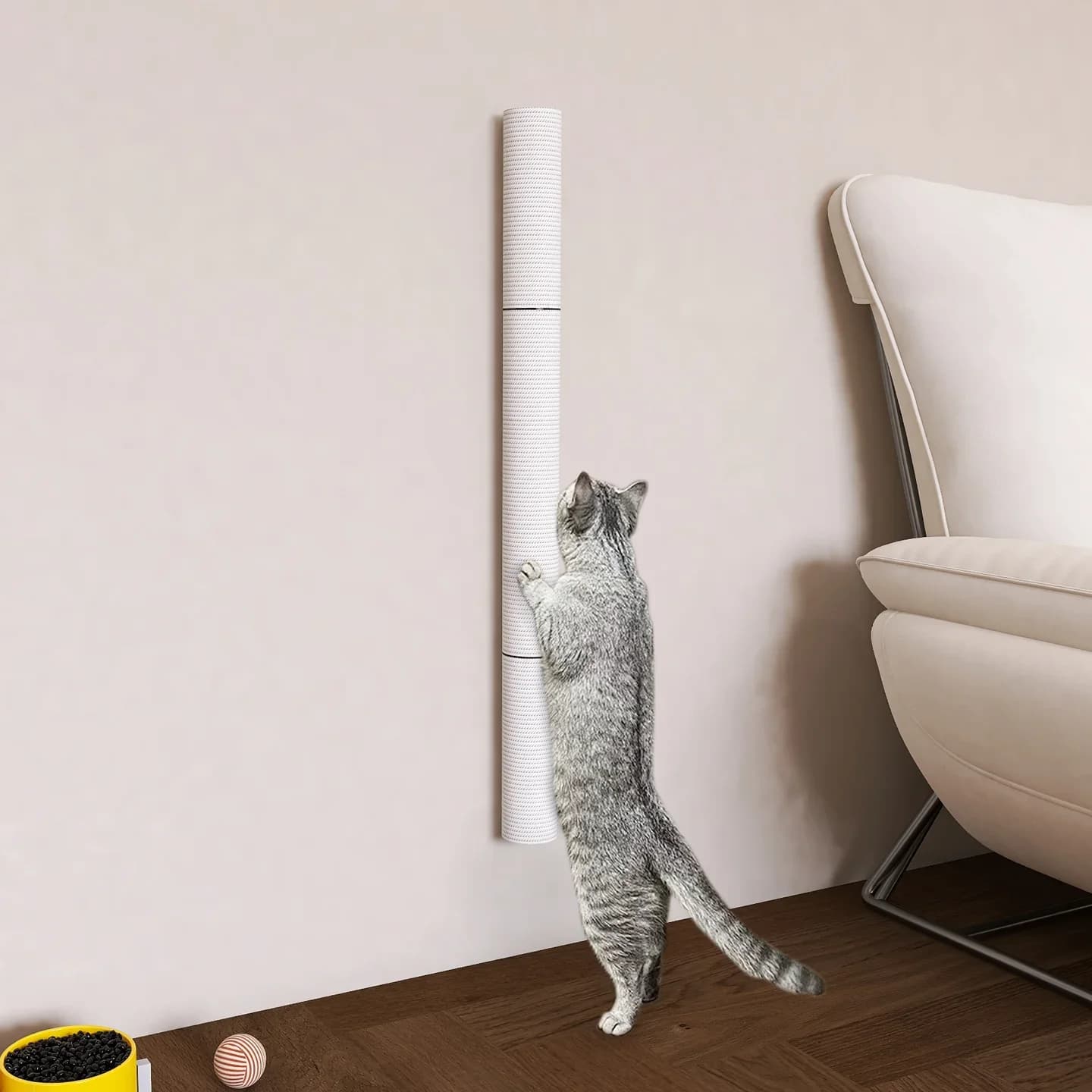 Wall Mounted Cat Climbing Ladder with Sisal Rope