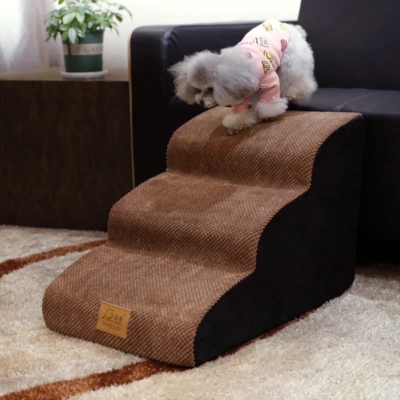 Small Dog Anti-Slip Stairs with Bed