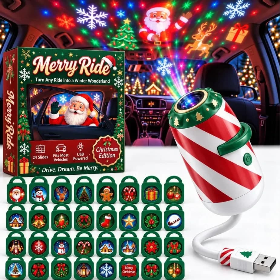 Christmas Tree Projection LED Night Lamp