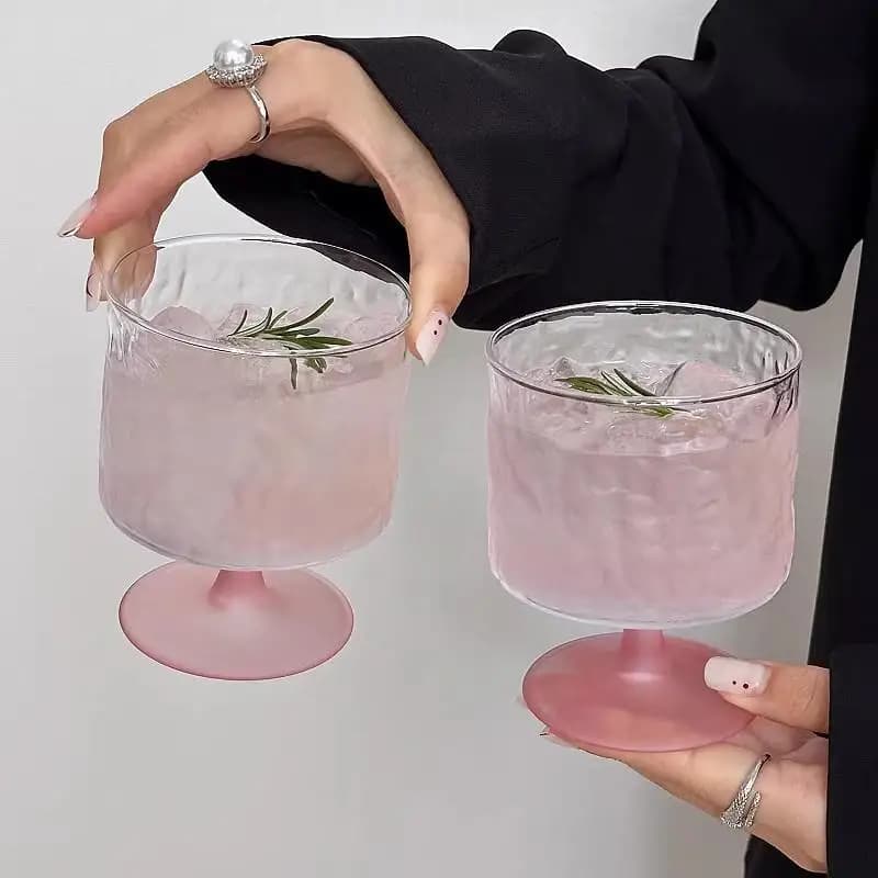 Reusable Glass Drinkware Cup