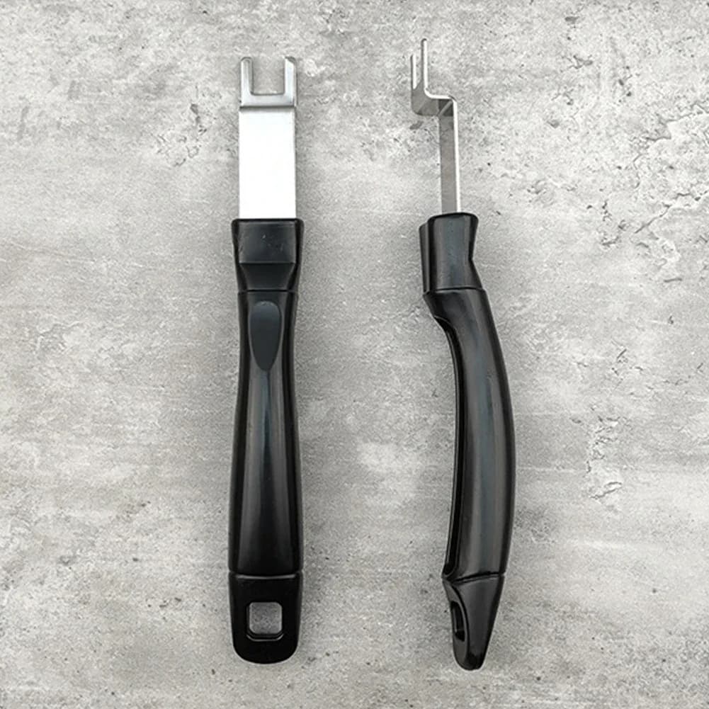 Stainless Steel BBQ Grate Lifter Crowbar