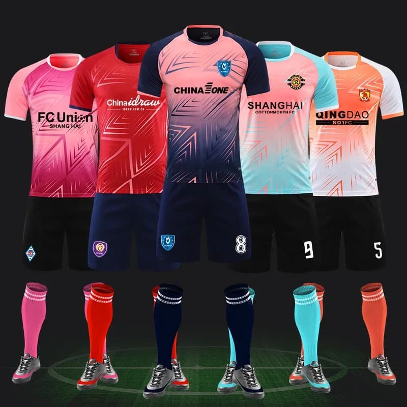 Men's Soccer Football Uniform Kit