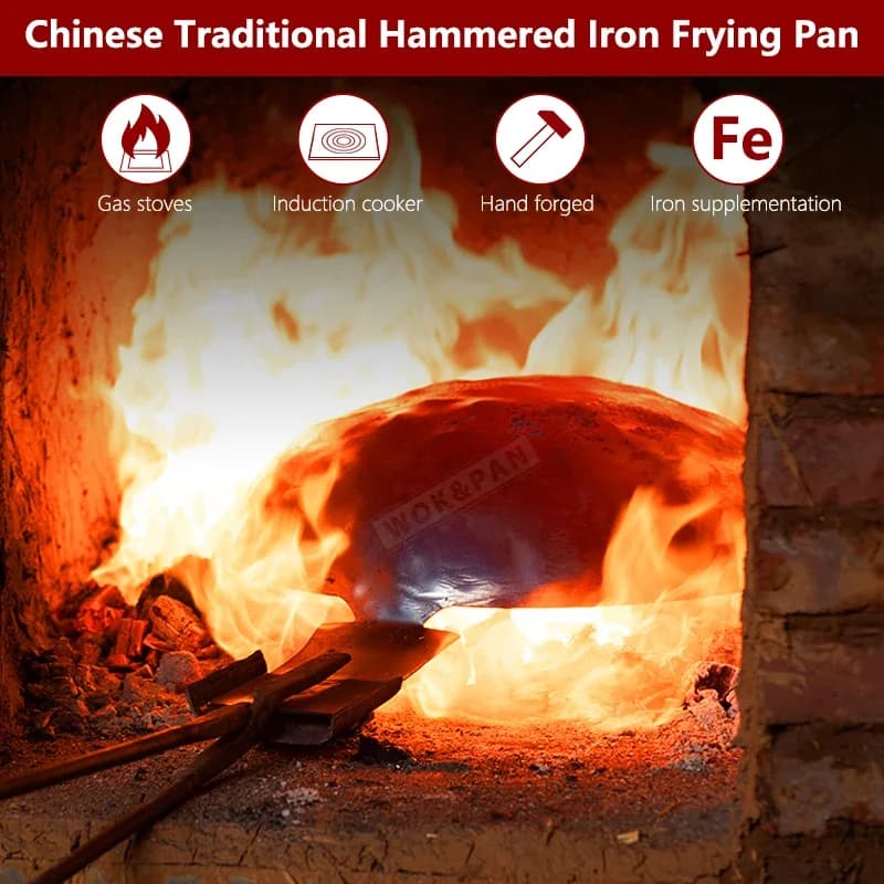 Cast Iron Skillet With Detachable Wooden Handle