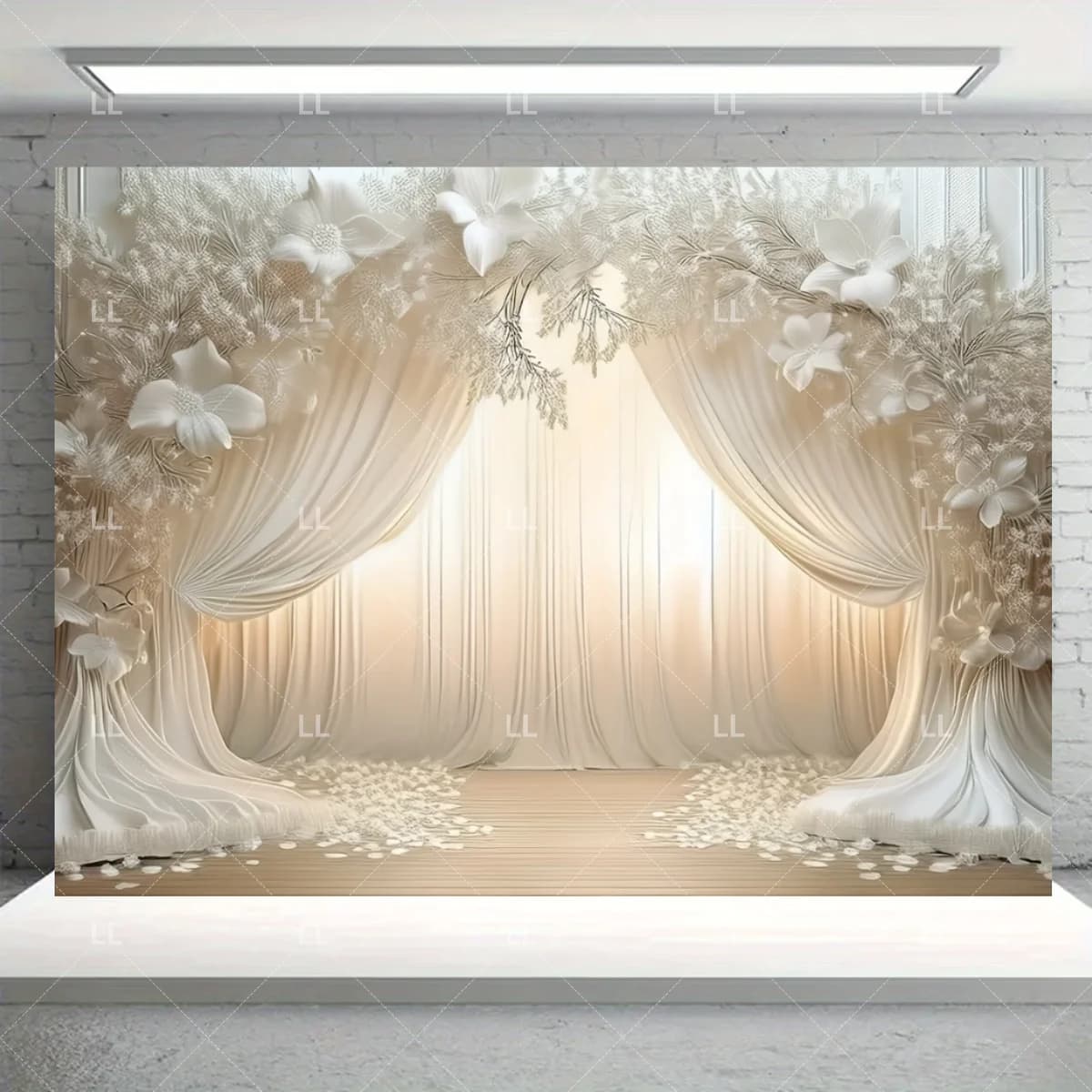 Wedding Flower Photo Backdrop