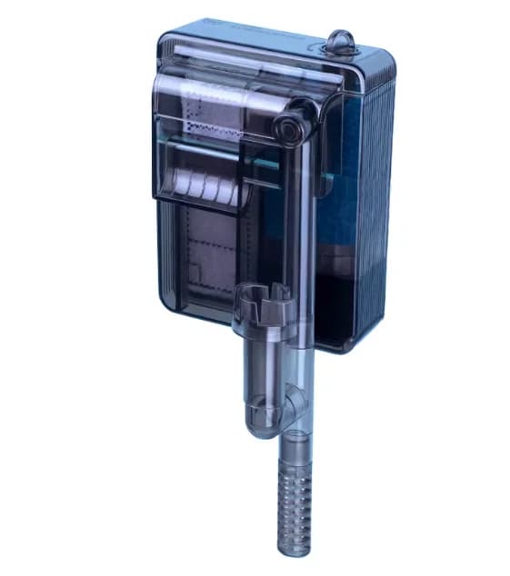 Wall-Mounted Aquarium Filter with Waterfall Aeration