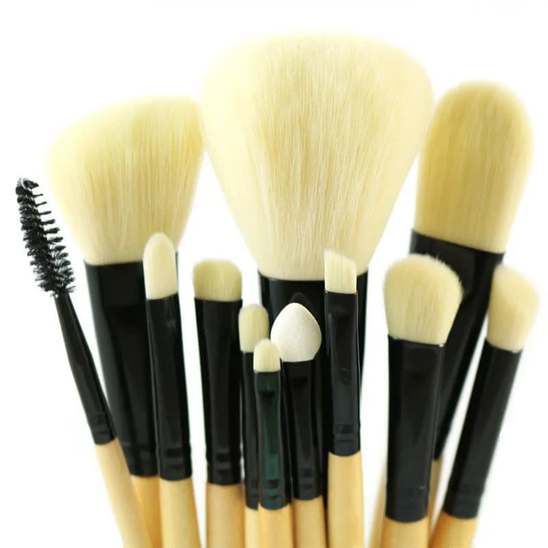 Professional Makeup Brushes Set 12pcs Powder Foundation Blush Eyeshadow Liner Brow Lip gloss Highlight Contour Beauty Tools Kit