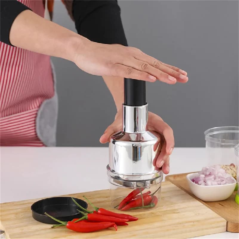 Manual Food Chopper and Garlic Press