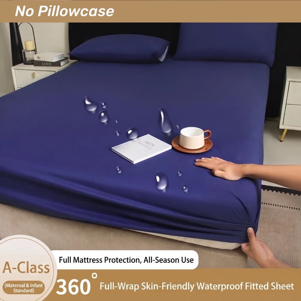 Waterproof Mattress Cover Fitted Sheet