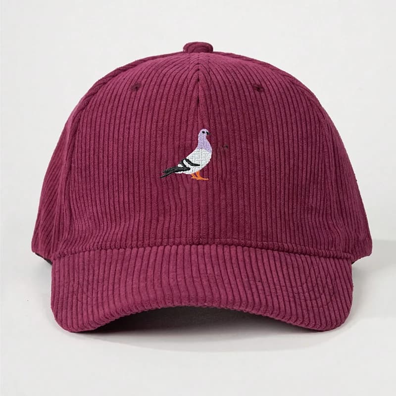 Pigeon Embroidery Baseball Cap
