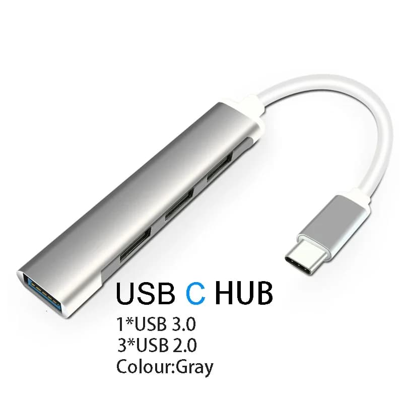 USB 3.0 Hub For Laptop Adapter PC Computer PD Charge Dock Station RJ45 HDMI-compatible TF/SD Card Notebook Type-C Splitter