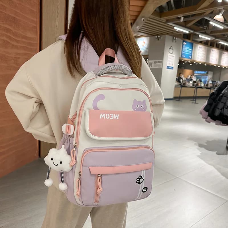 Backpack School Bag Girl Back Pack For Children Kid Child Teenager Female Class Schoolbag Primary Women Bagpack Teen Bookbag Kit
