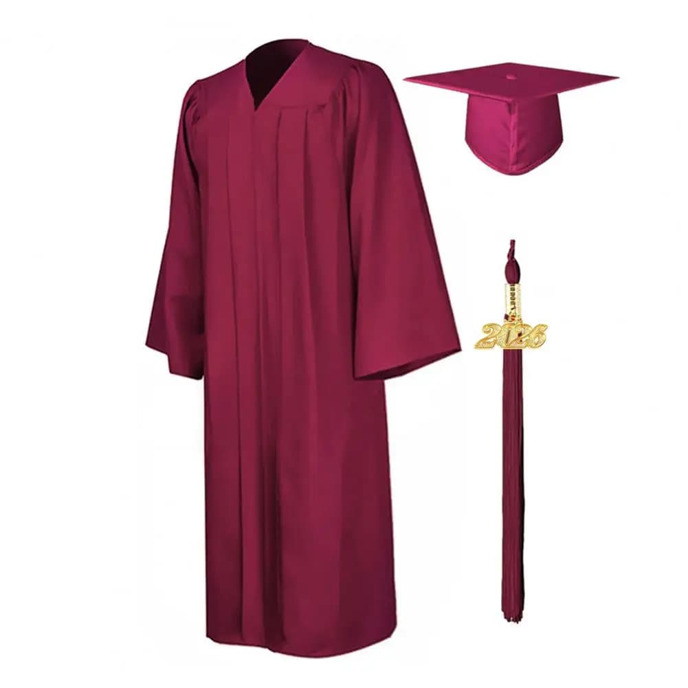 Unisex Graduation Robe With Hat And Tassel