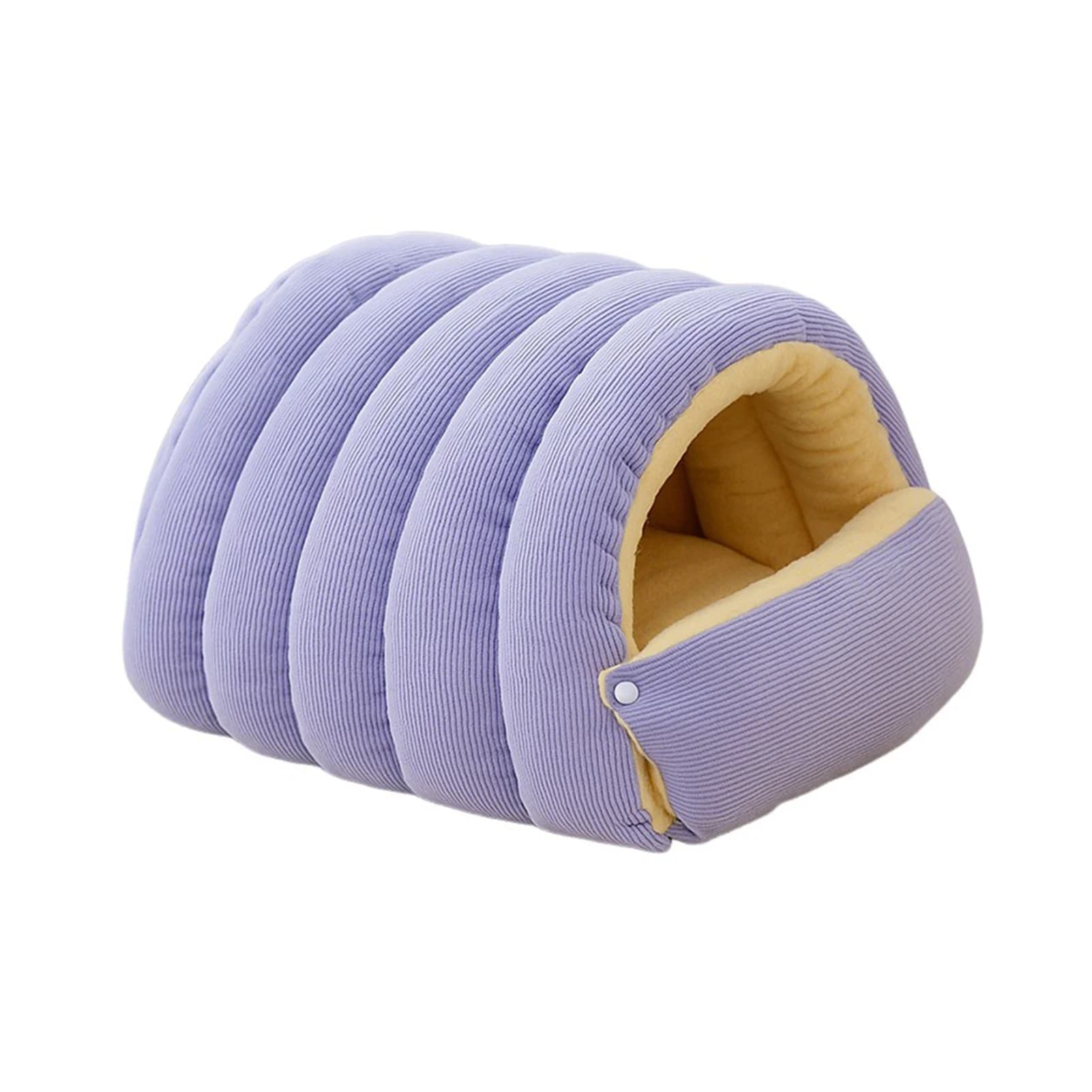 Removable Plush Pet Cave Bed