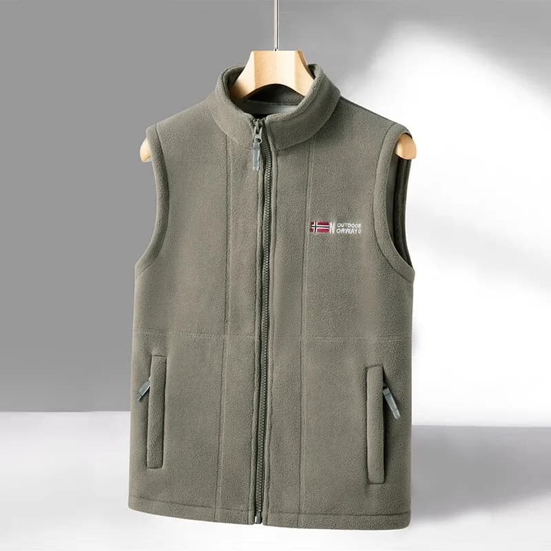 Men's Fleece Vest Sleeveless