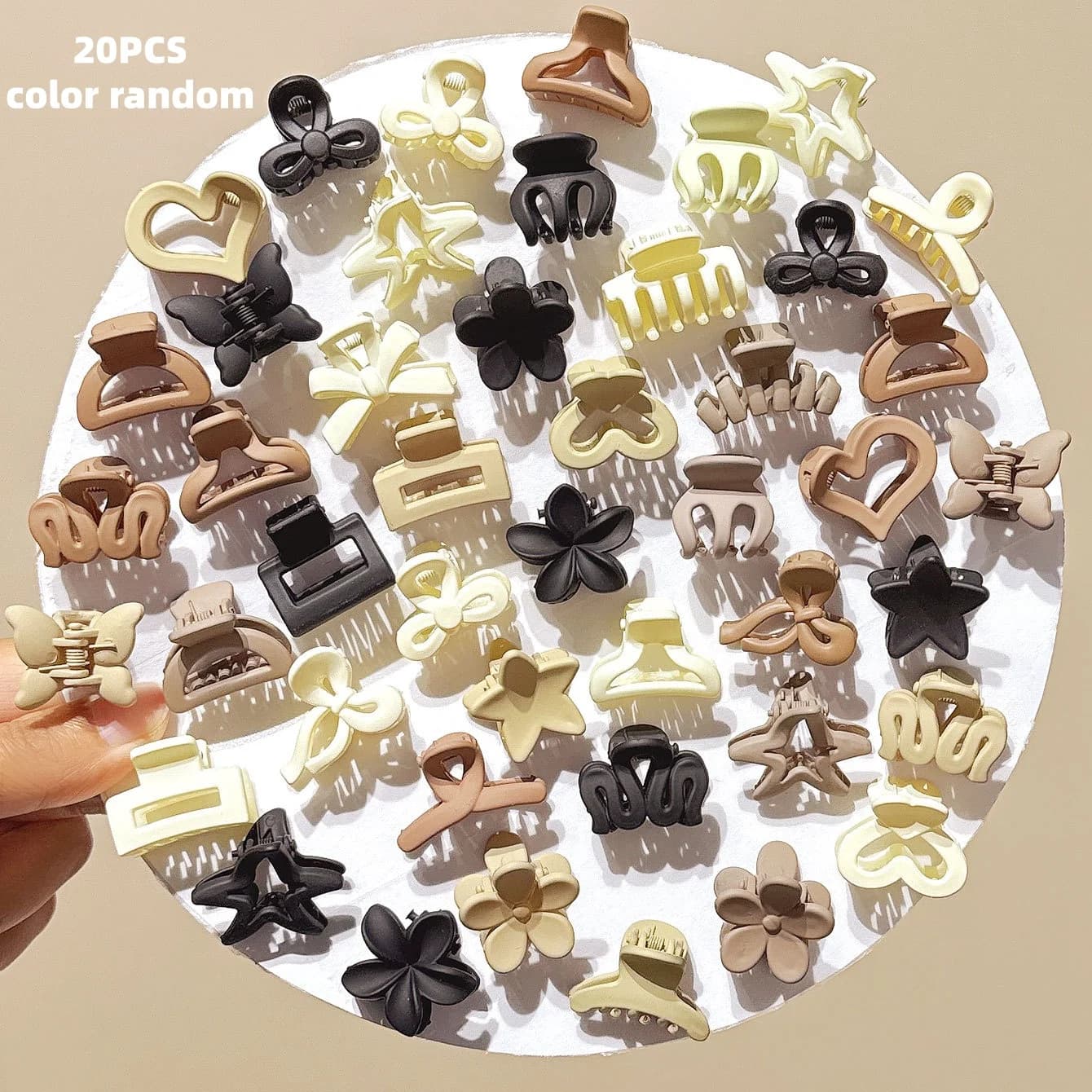 Assorted Hair Clips Set of 20