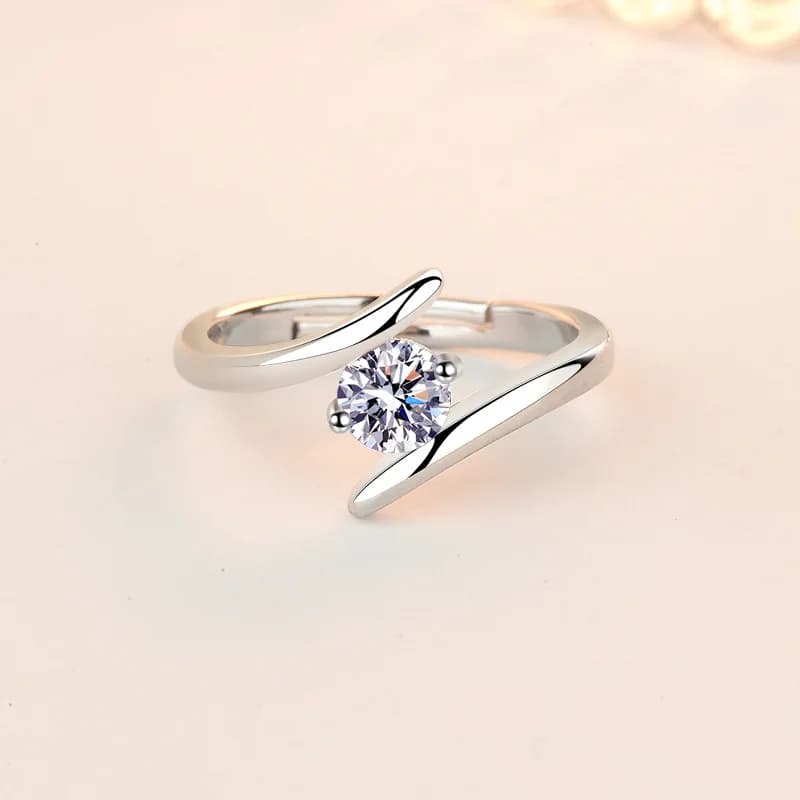 Sterling Silver Cubic Zirconia Ring