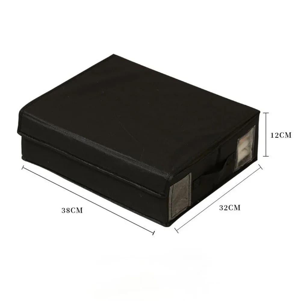 Foldable Bedding Storage Box with Clear Window