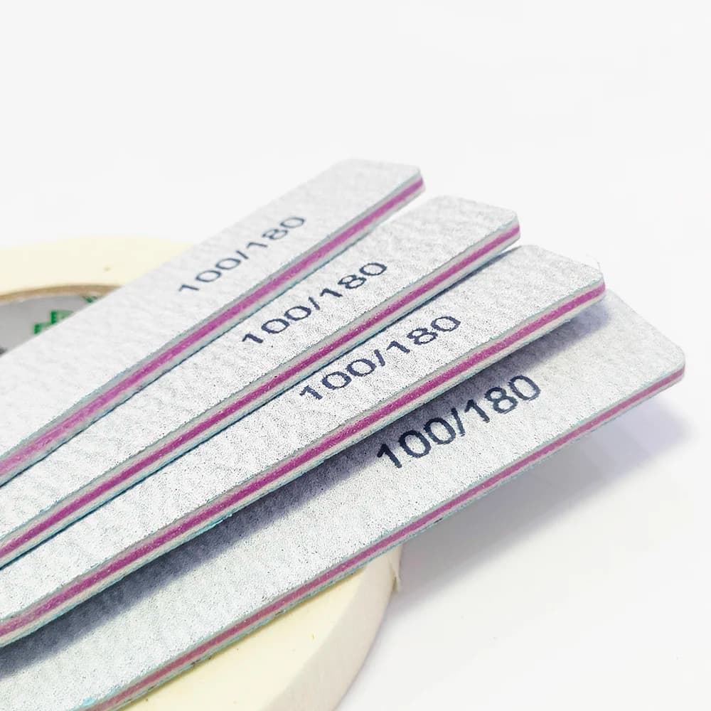 Half Moon Nail File Buffer 100/180 Grit