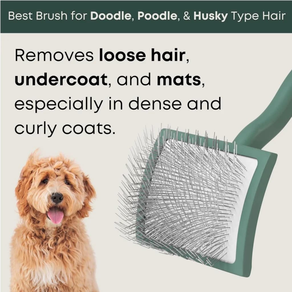Slicker Brush for Long-Haired Dogs