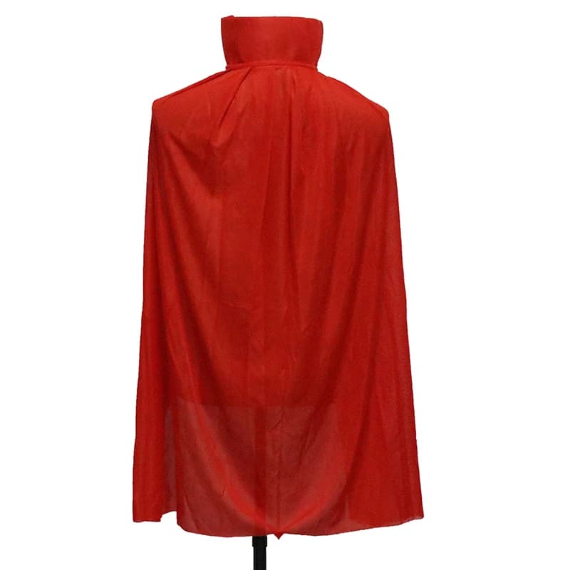 Halloween Costume For Men Woman Kids Female Girl Boy Adult Death Scary Devil Role Red Black Witch Vampire Long Cape Cloak Hooded