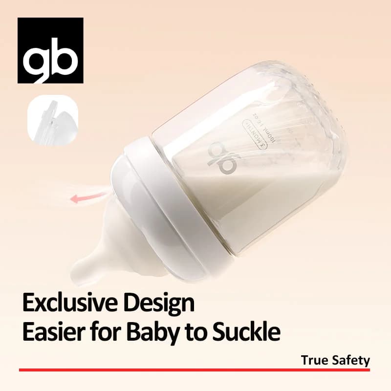 Glass Baby Bottle Wide-Neck