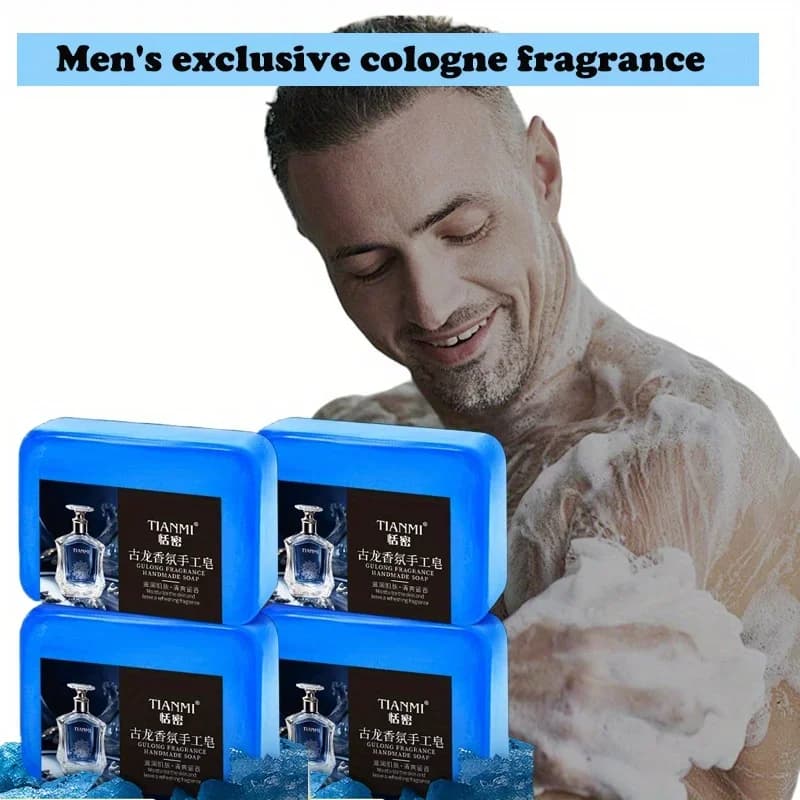 Men's Cologne Scented Handmade Soap Bar