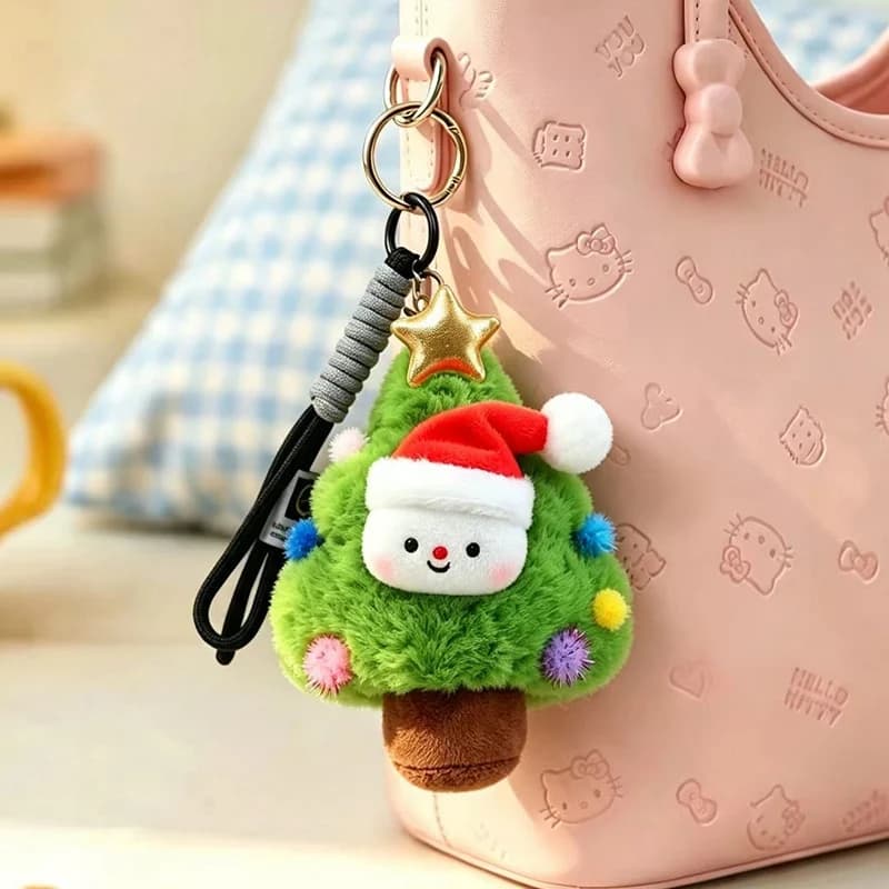 Plush Holiday Character Keychains
