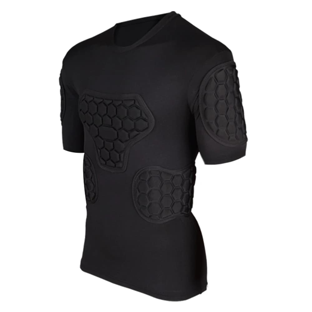 New Sports Safety Protection Thickened Gear Soccer Goalkeeper Jersey T-Shirt Outdoor Elbow Football Jerseys Vest Padded Protecto