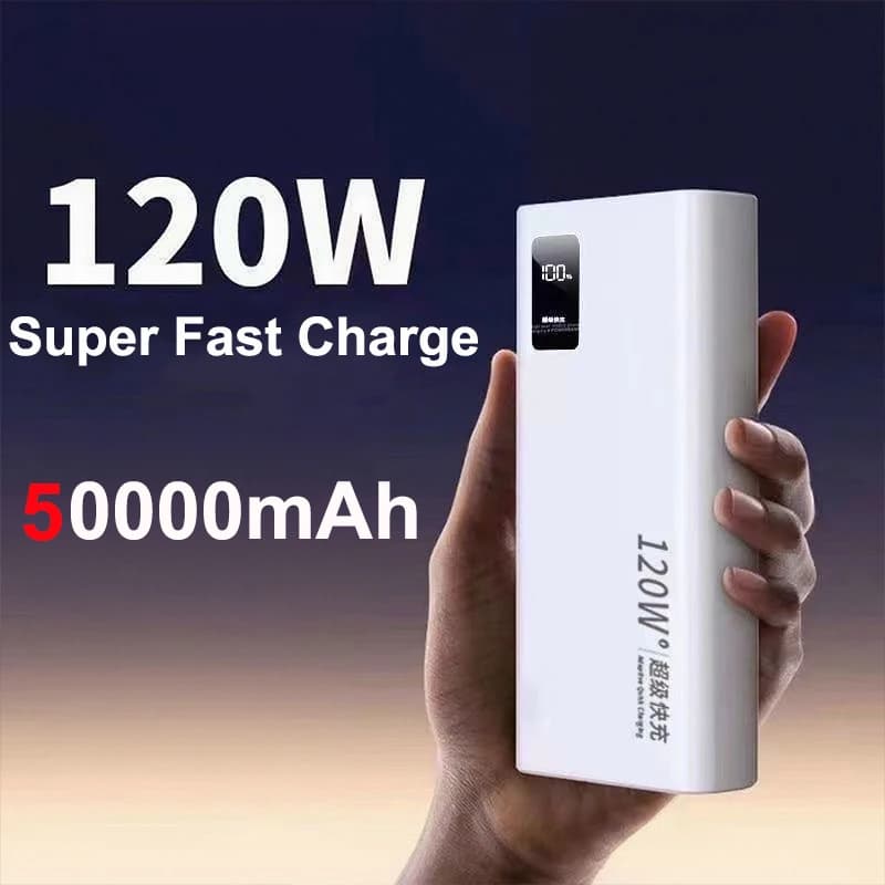 50000mAh 120W Super Fast Charging Power Bank