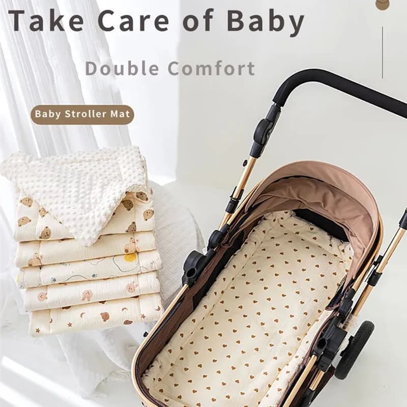 Stroller Seat Cushion Soft Mattress Pad