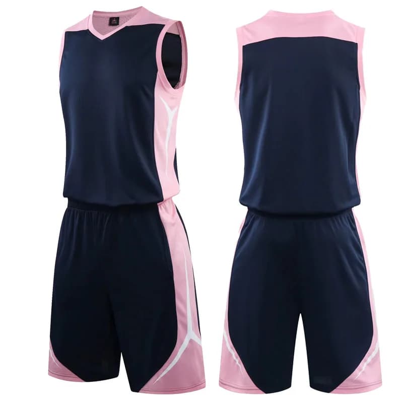 Men's Basketball Jersey Set Blank Customizable