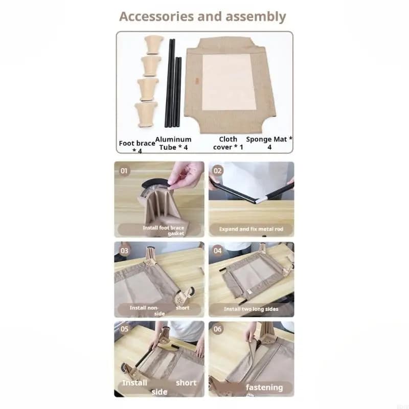 Elevated Cooling Dog Bed for Large Dogs