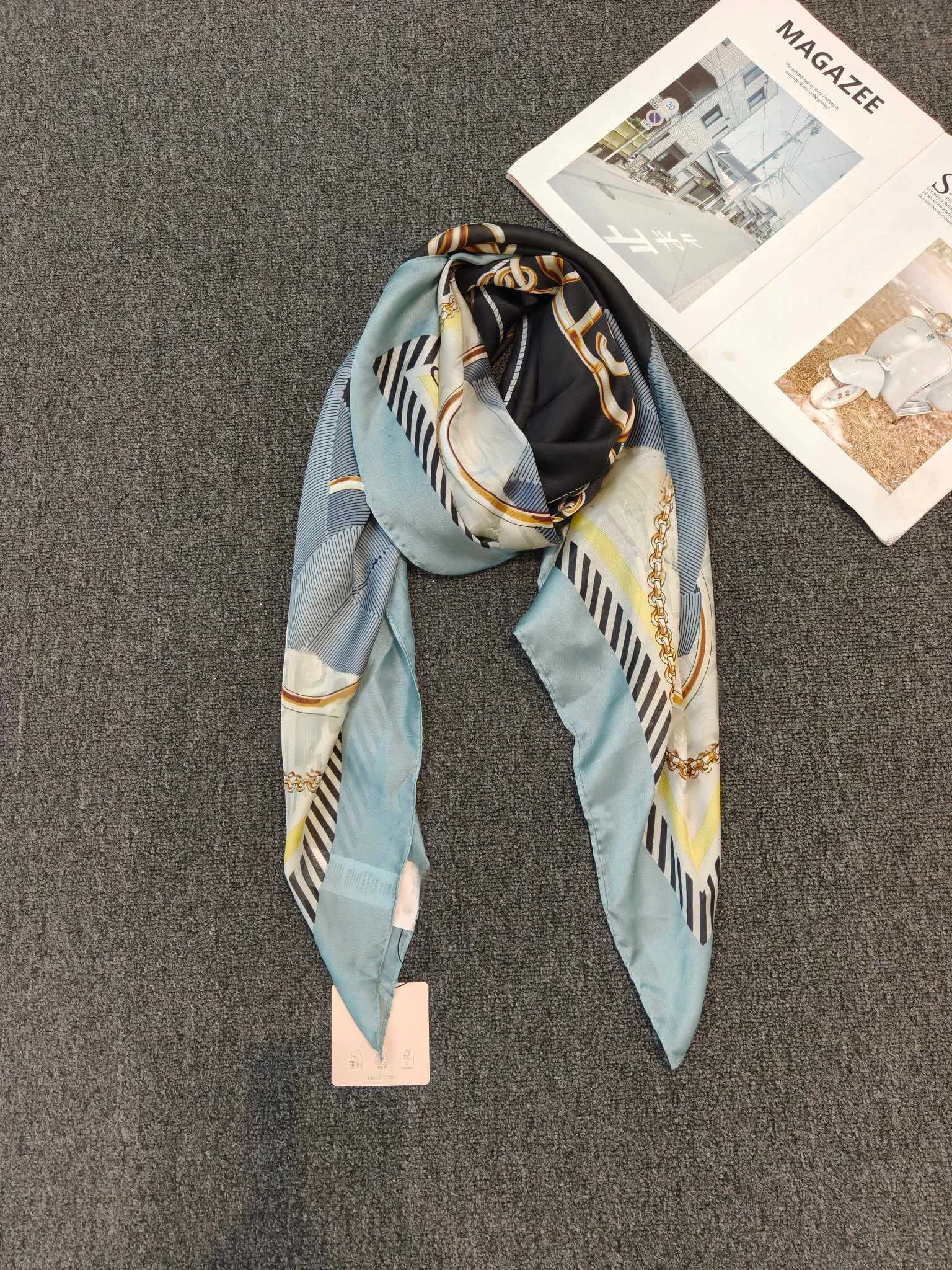 European, American, Italian original scarf with printed temperament, versatile shawl, sun shading, warm and soft new style 11
