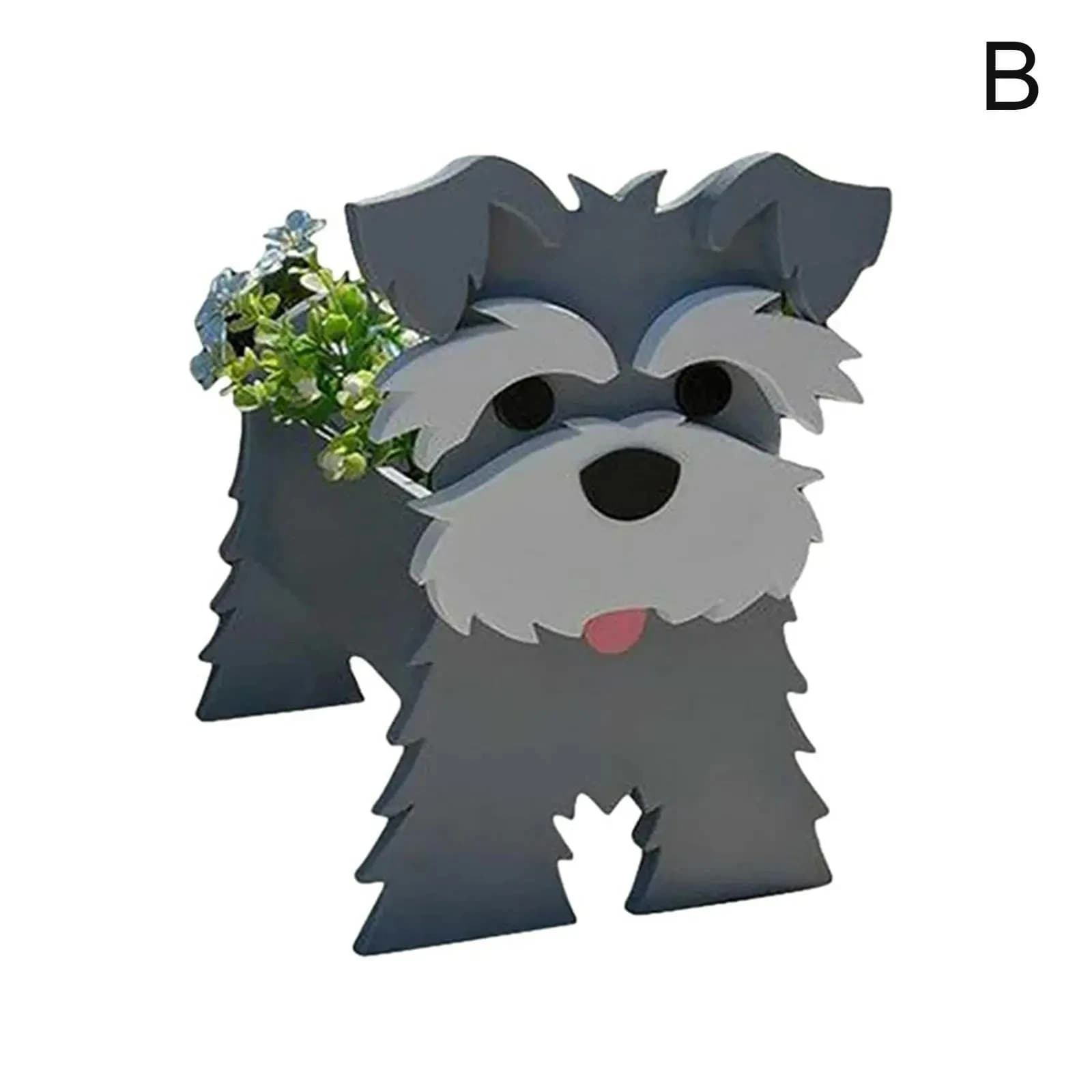 Cute Animal Dog Flower Planter Pot