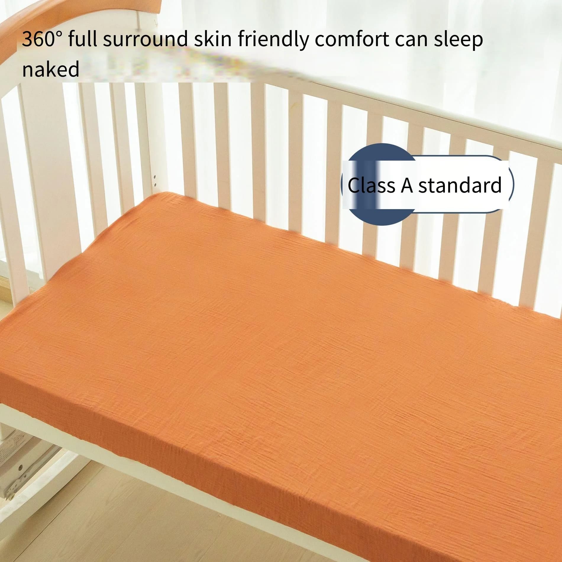 Cotton Fitted Crib Sheet