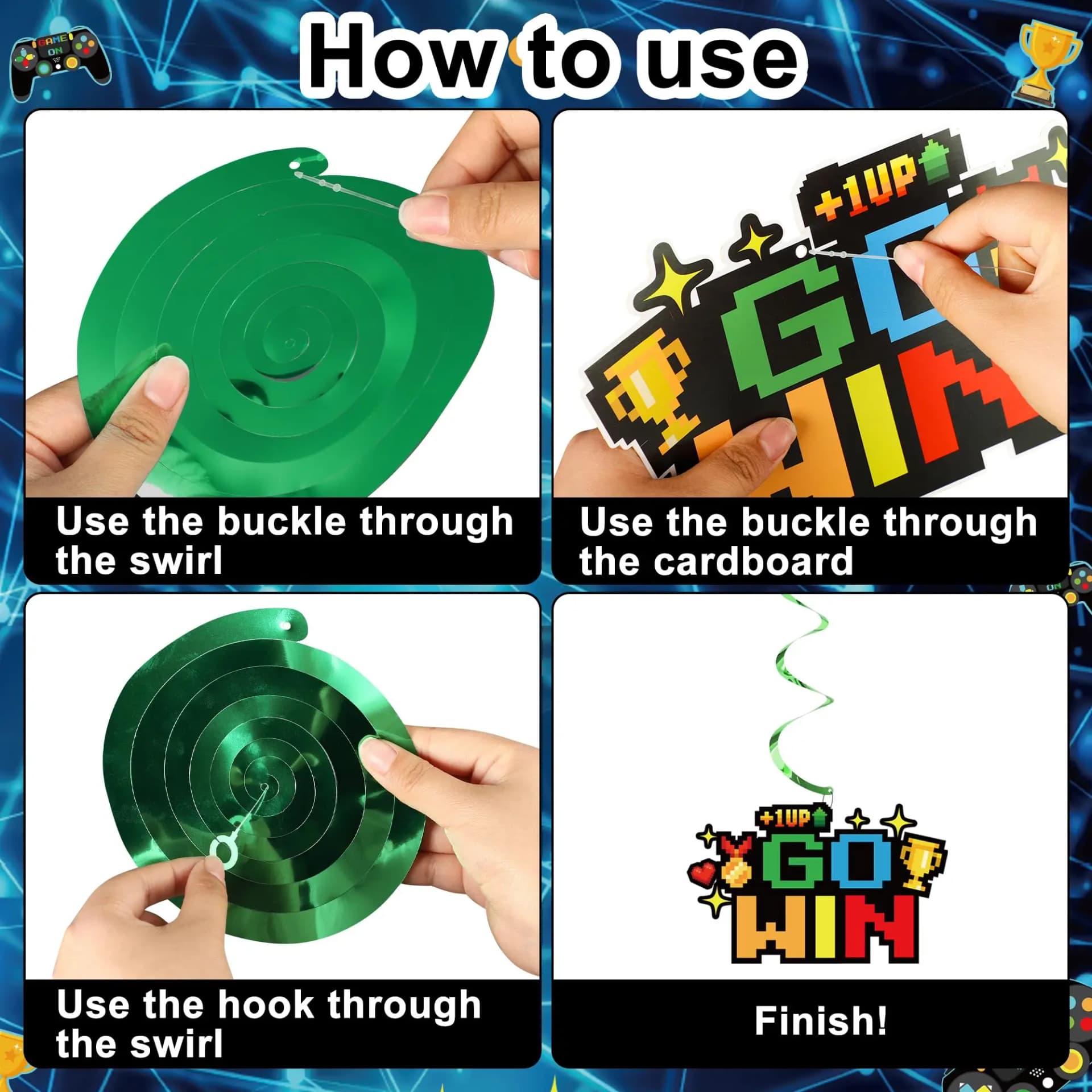 Video Game Birthday Party Decorations Kit
