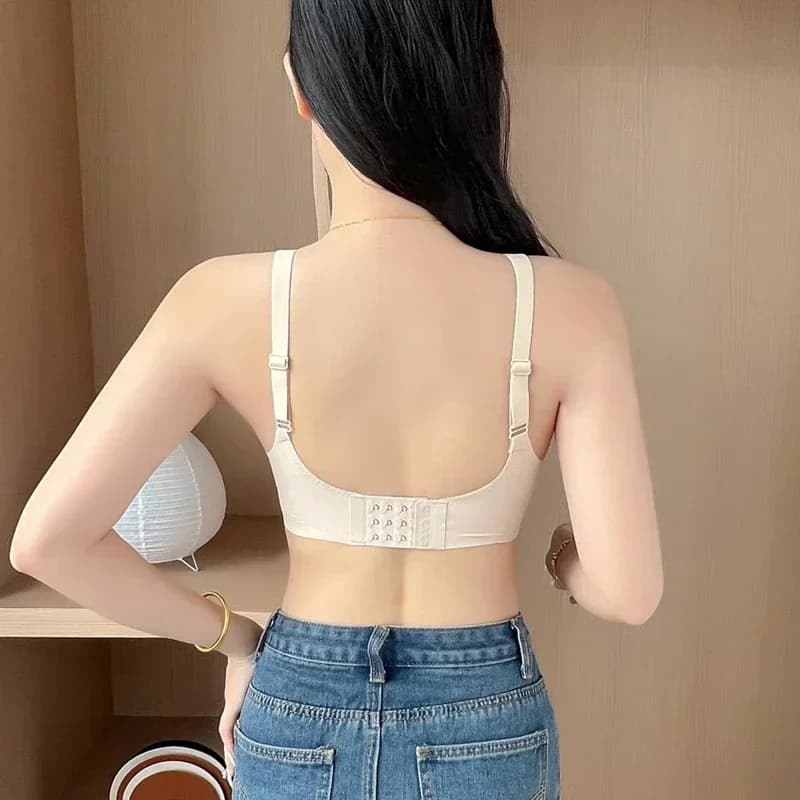 Seamless Push-Up Sports Bra with Soft Support