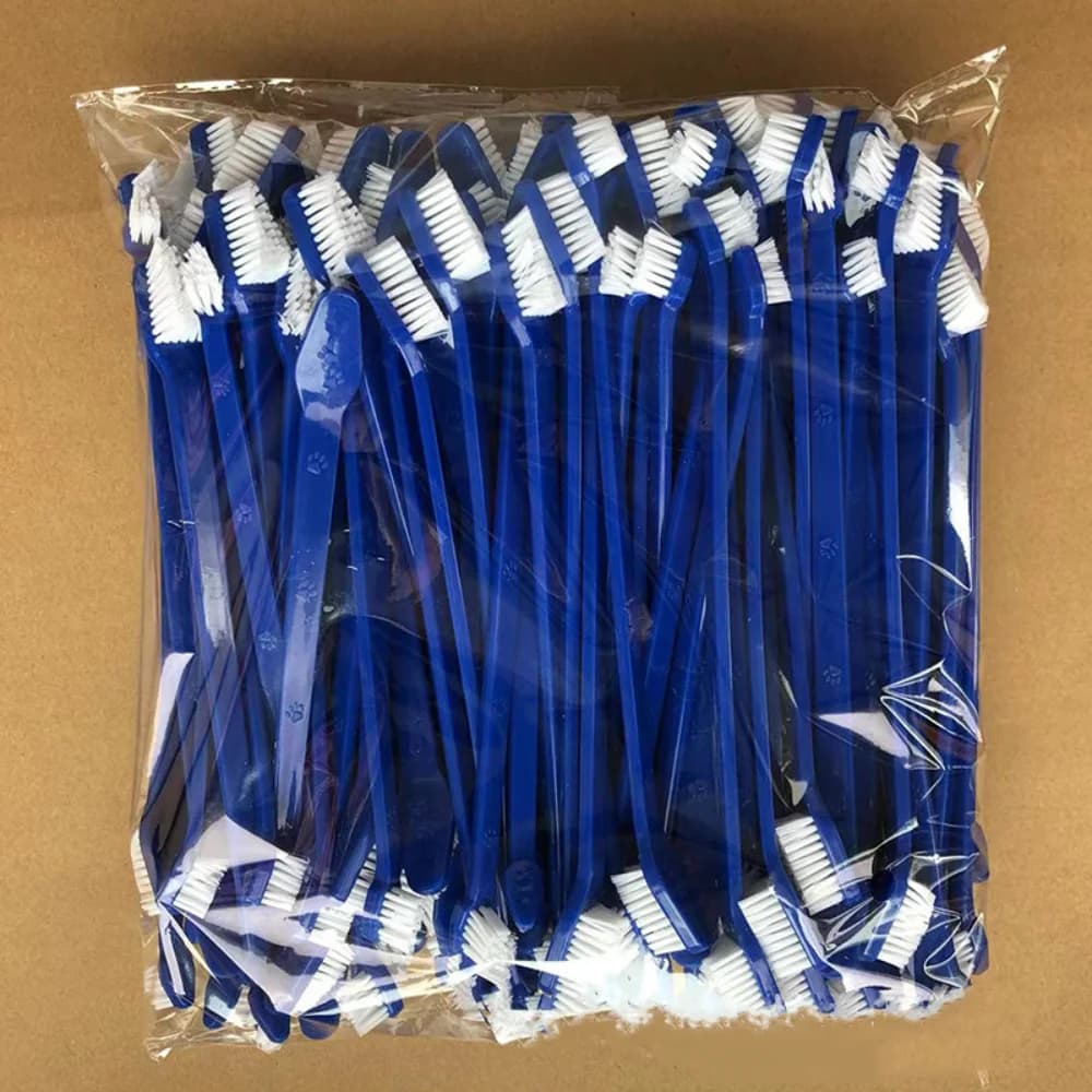 Double-Headed Pet Toothbrush