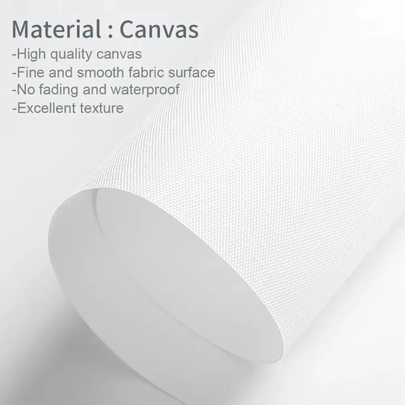 Abstract People Walking Wall Art Unframed Canvas Poster - Modern Figurative Wall Decor - Contemporary Human Movement Painting